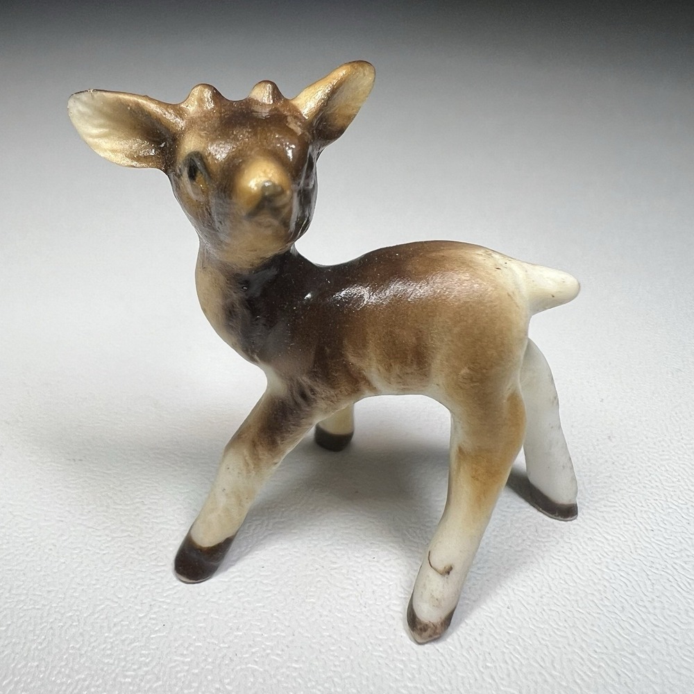 Vintage Porcelain‎ Deer Fawn Miniature